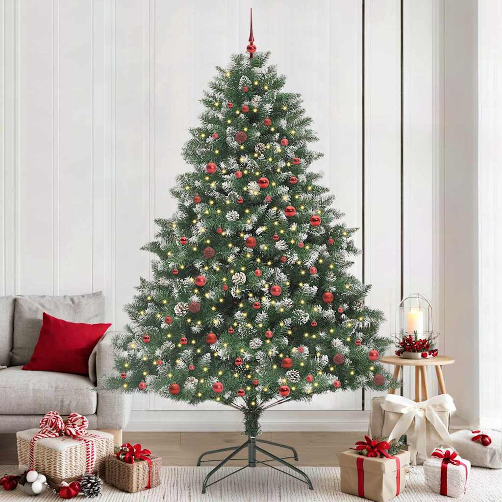 Sapin de Noël artificiel avec 300 LED Vert 160 x 160 x 240 cm - XIOS