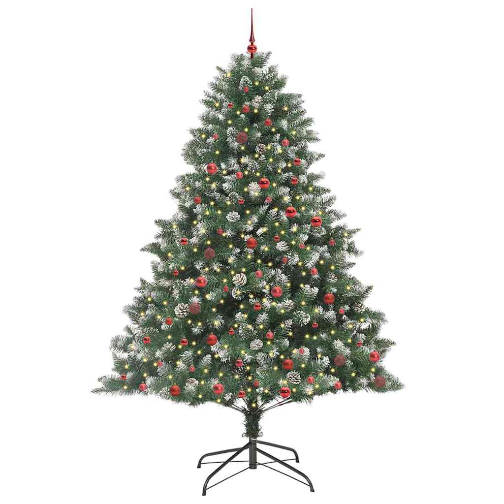 Sapin de Noël artificiel avec 300 LED Vert 160 x 160 x 240 cm - XIOS
