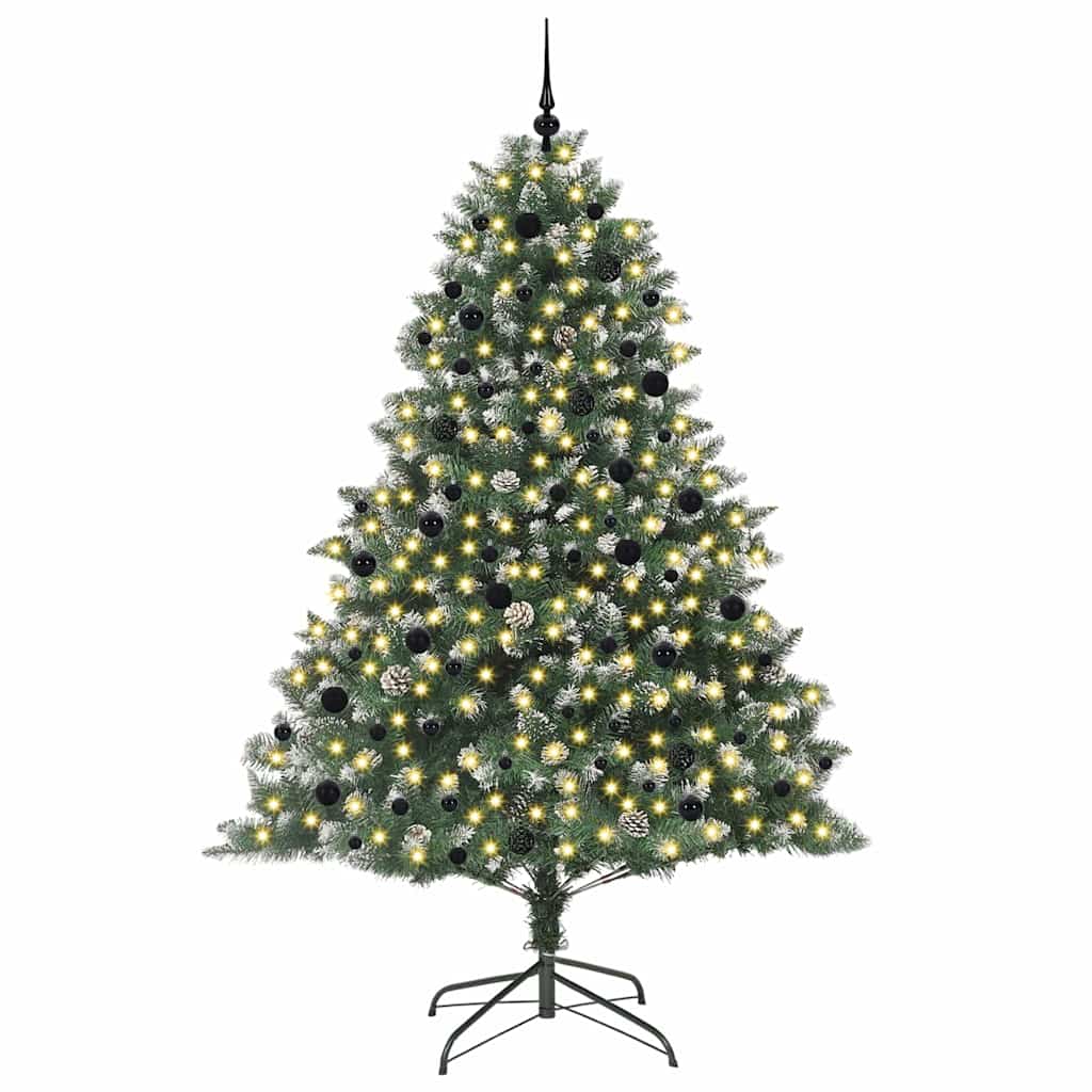 Sapin de Noël artificiel avec 300 LED Vert 160 x 160 x 240 cm - XIOS