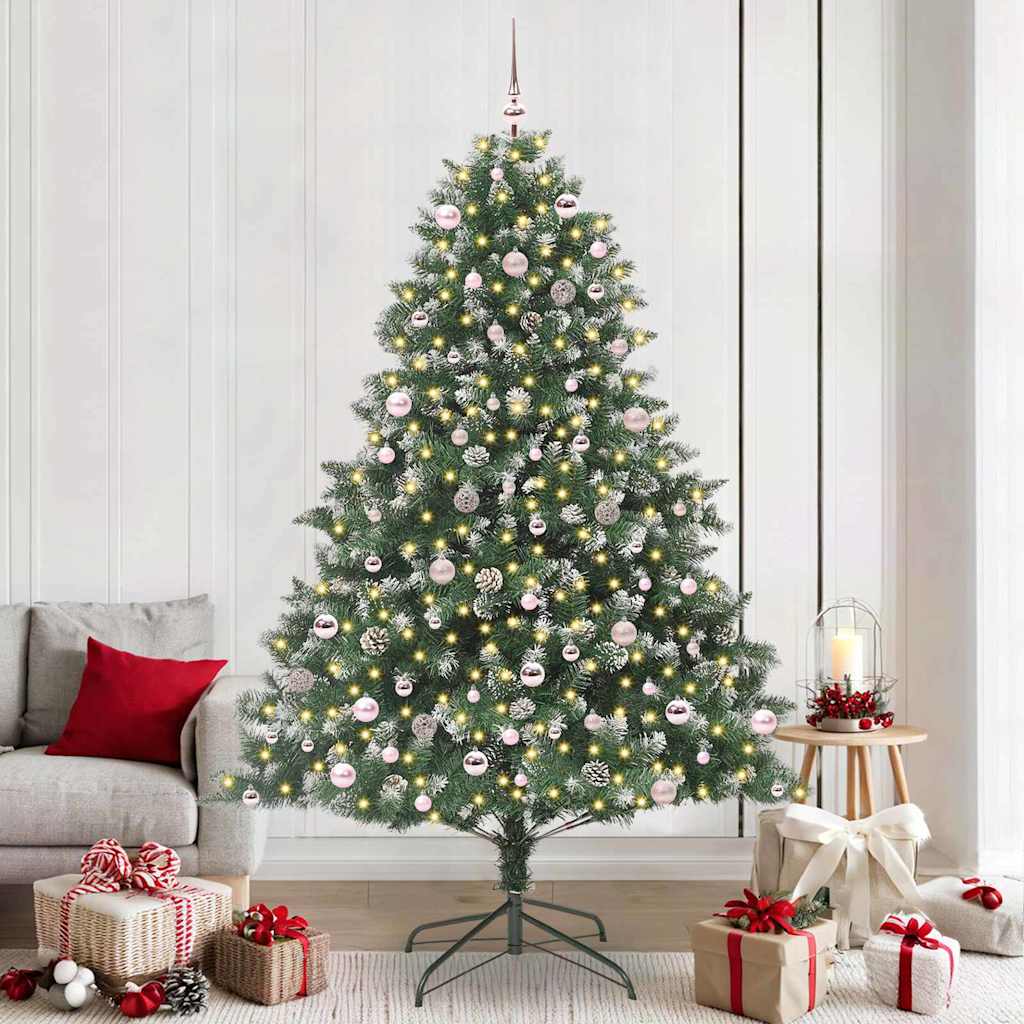 Sapin de Noël artificiel avec 300 LED Vert 160 x 160 x 240 cm - XIOS