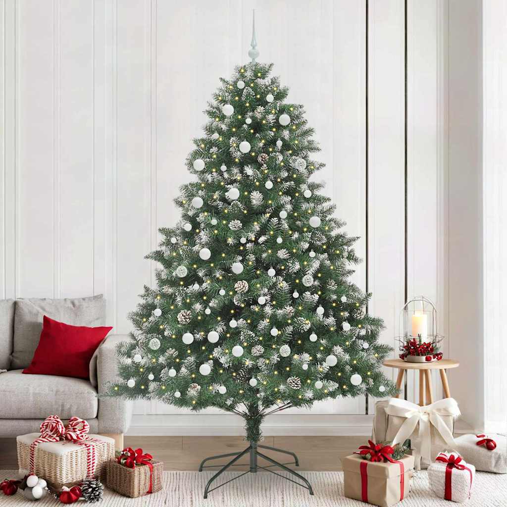 Sapin de Noël artificiel avec 300 LED Vert 160 x 160 x 240 cm - XIOS