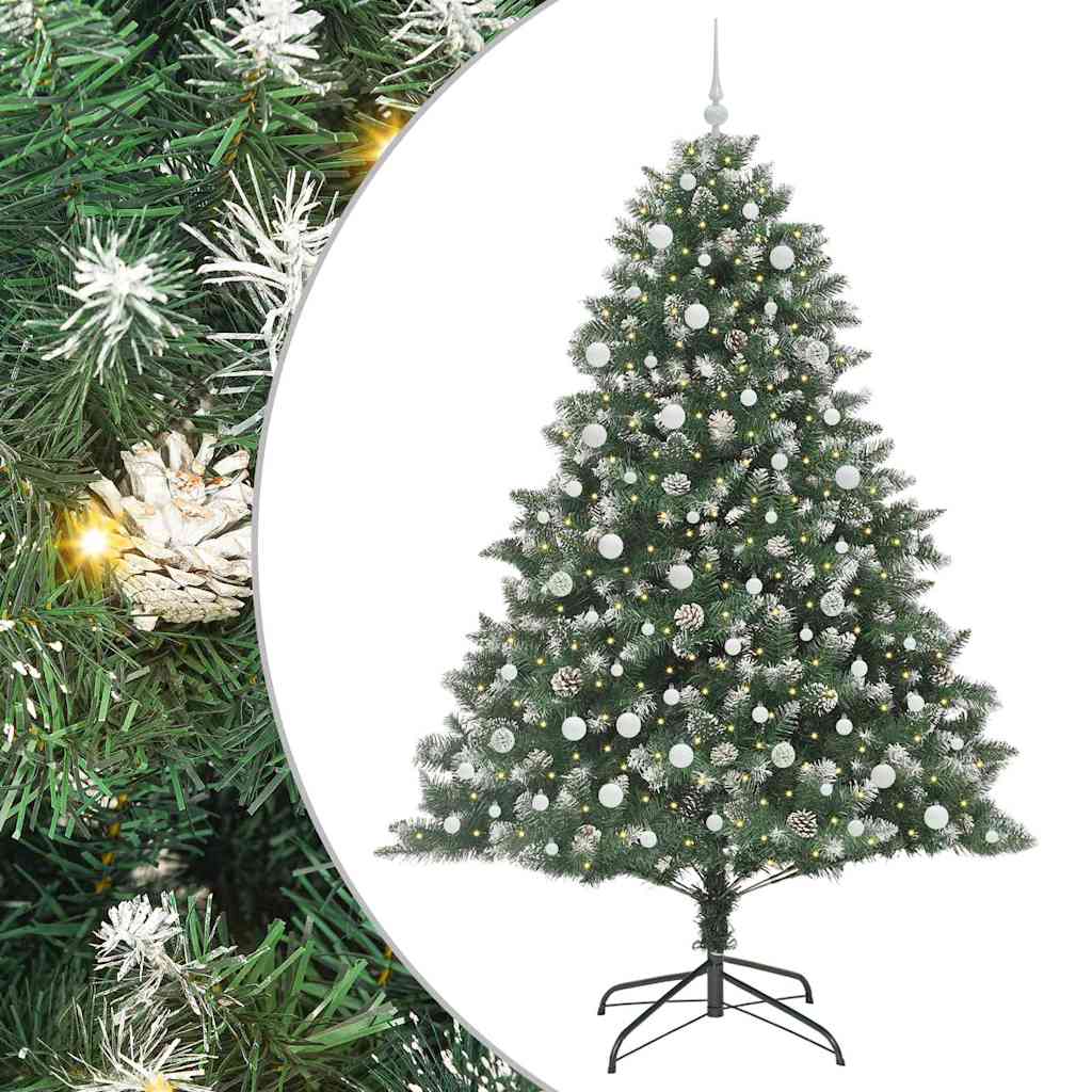 Sapin de Noël artificiel avec 300 LED Vert 160 x 160 x 240 cm - XIOS