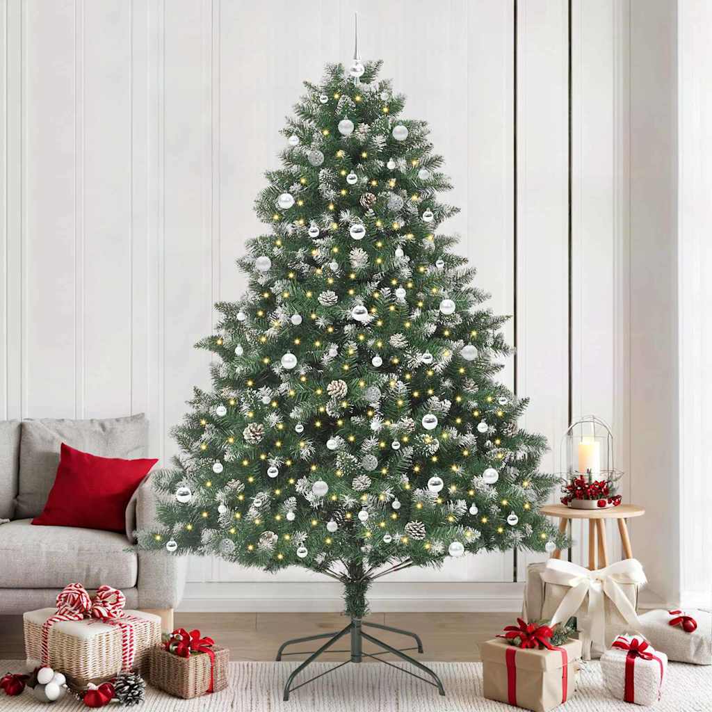 Sapin de Noël artificiel avec 300 LED Vert 160 x 160 x 240 cm - XIOS