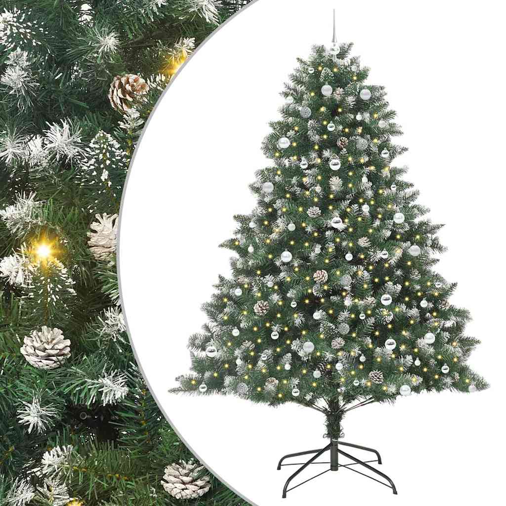 Sapin de Noël artificiel avec 300 LED Vert 160 x 160 x 240 cm - XIOS