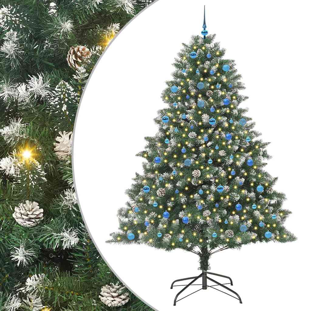 Sapin de Noël artificiel avec 300 LED Vert 160 x 160 x 240 cm - XIOS