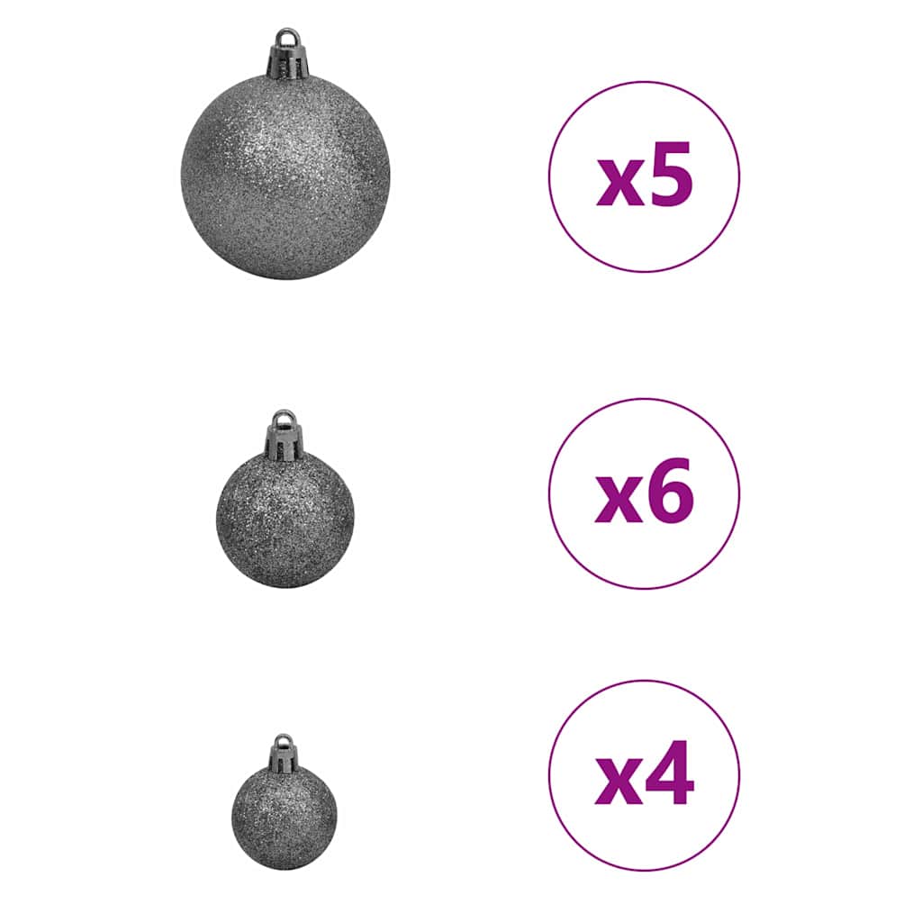 Arbre de Noël artificiel slim avec 150 LED Vert 150 cm - XIOS