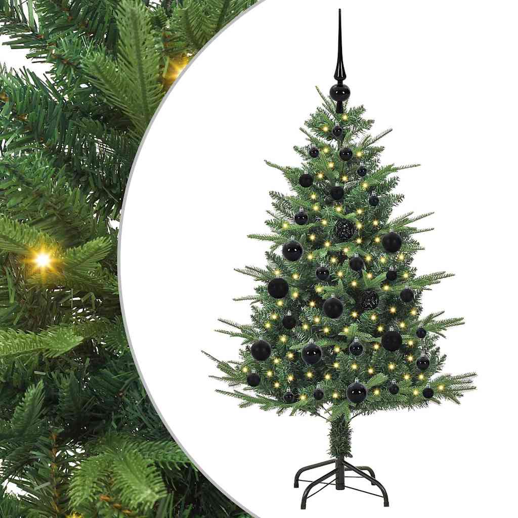 Sapin de Noël artificiel pré-éclairé avec set de boules Vert - XIOS