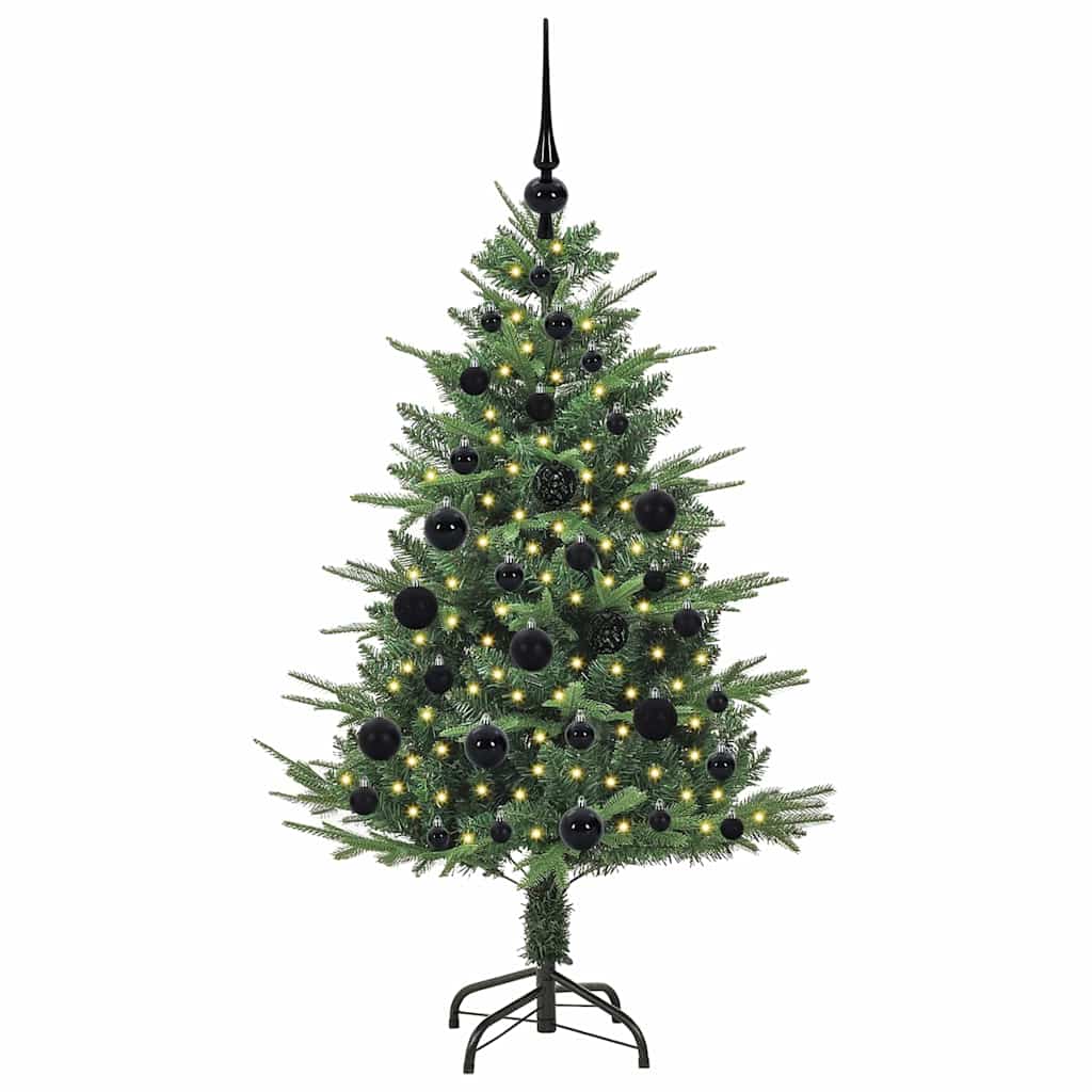 Sapin de Noël artificiel pré-éclairé avec set de boules Vert - XIOS