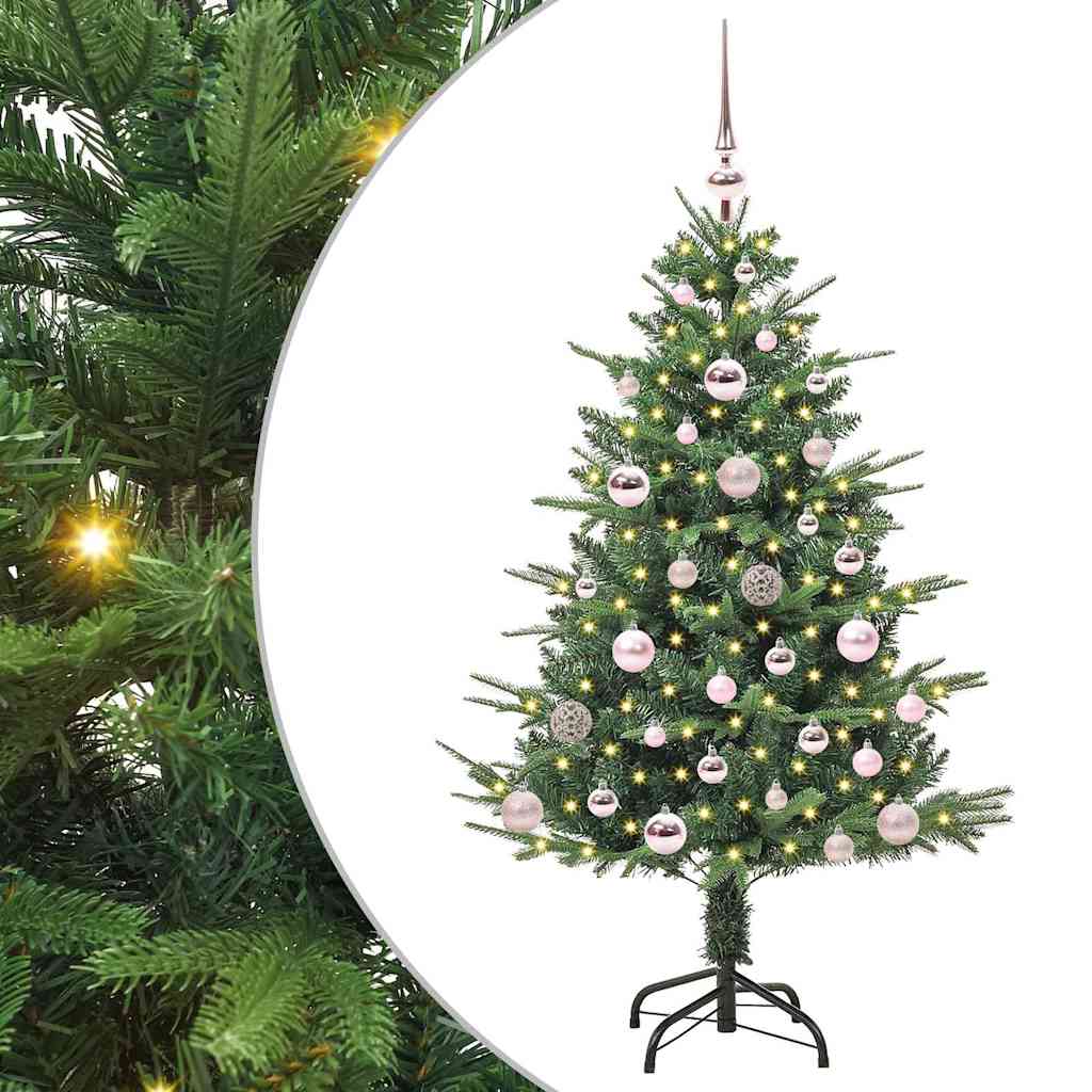 Sapin de Noël artificiel pré-éclairé avec set de boules Vert - XIOS