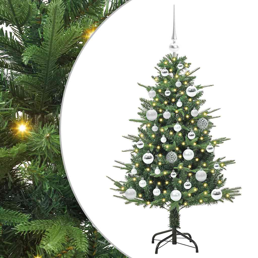 Sapin de Noël artificiel pré-éclairé avec set de boules Vert - XIOS