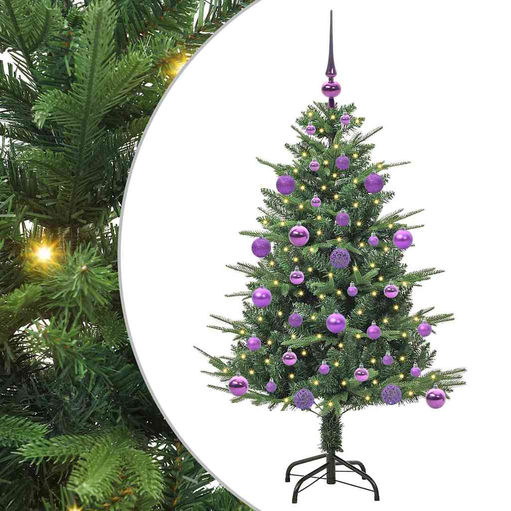 Sapin de Noël artificiel pré-éclairé avec set de boules Vert - XIOS