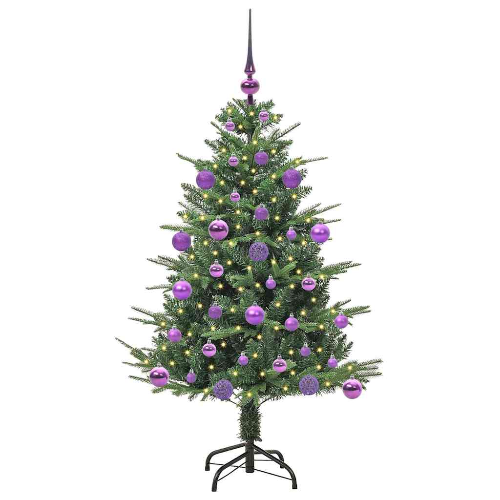 Sapin de Noël artificiel pré-éclairé avec set de boules Vert - XIOS