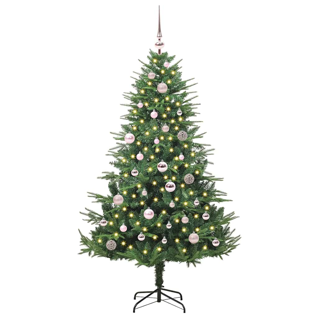 Sapin de Noël artificiel pré-éclairé avec set de boules Vert - XIOS