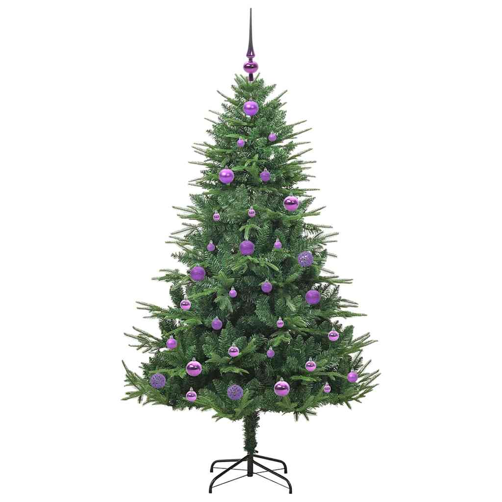 Sapin de Noël artificiel pré-éclairé avec set de boules Vert - XIOS