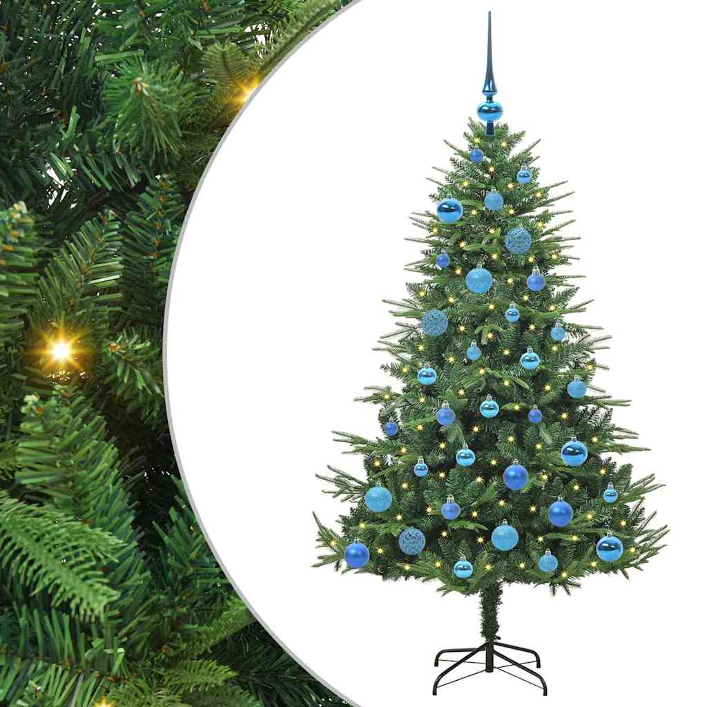 Sapin de Noël artificiel pré-éclairé avec set de boules Vert - XIOS