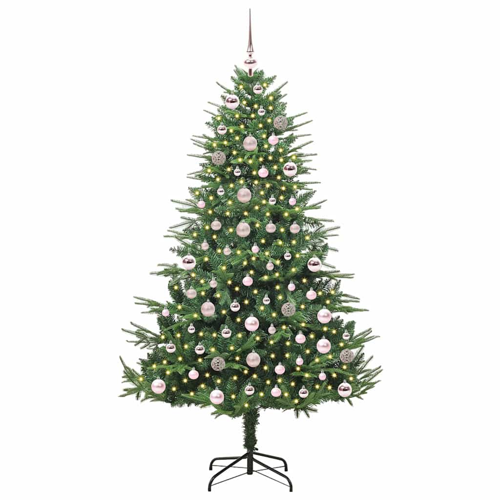 Sapin de Noël artificiel pré-éclairé avec set de boules Vert - XIOS