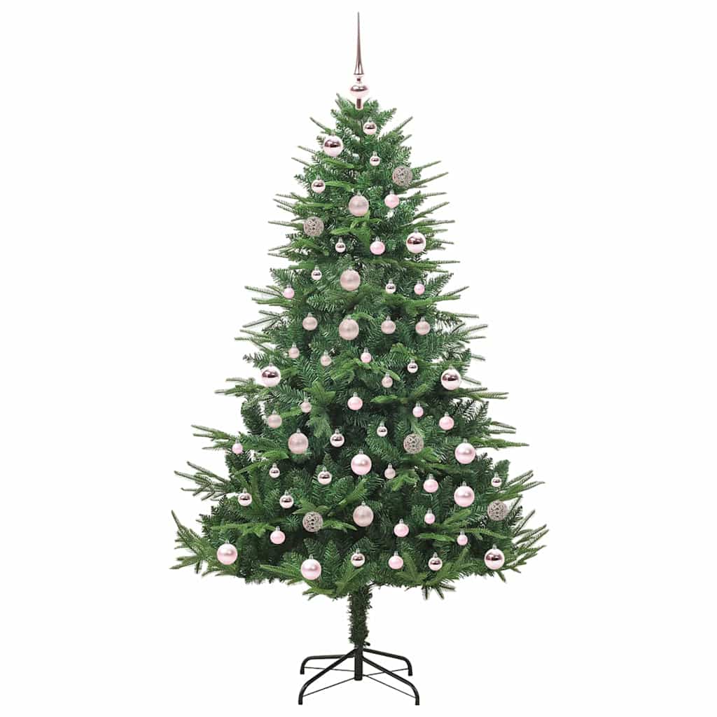 Sapin de Noël artificiel pré-éclairé avec set de boules Vert - XIOS
