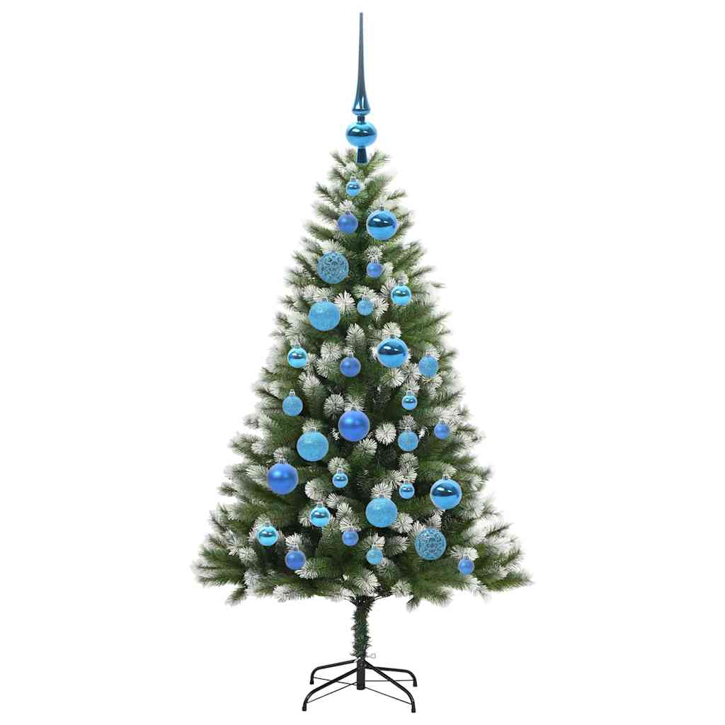 Sapin de Noël artificiel à charnière avec neige en flocons - XIOS