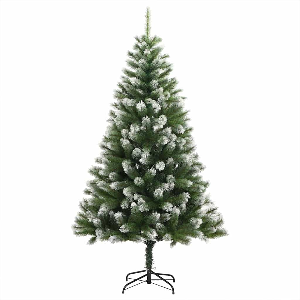 Sapin de Noël artificiel à charnière avec neige en flocons
