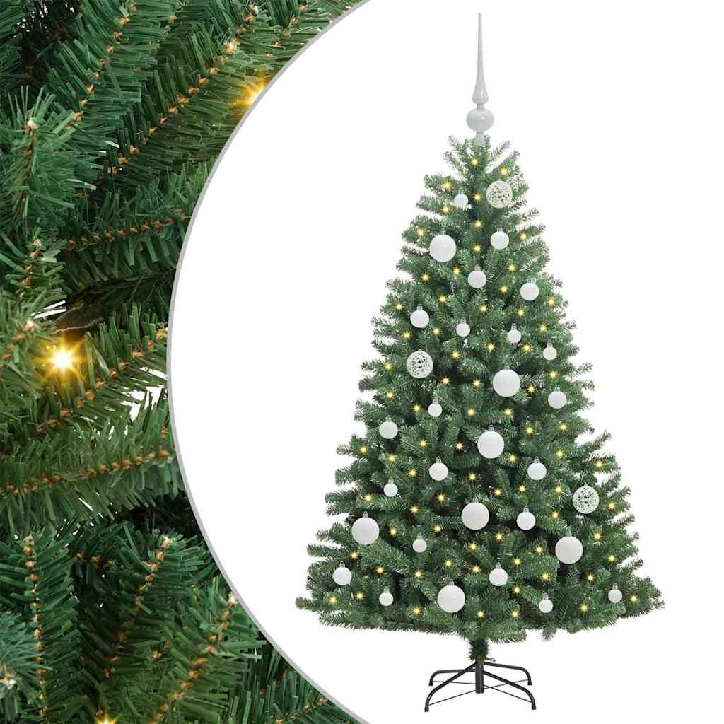 Sapin de Noël Artificiel à Branches Articulées Vert 120 cm - XIOS