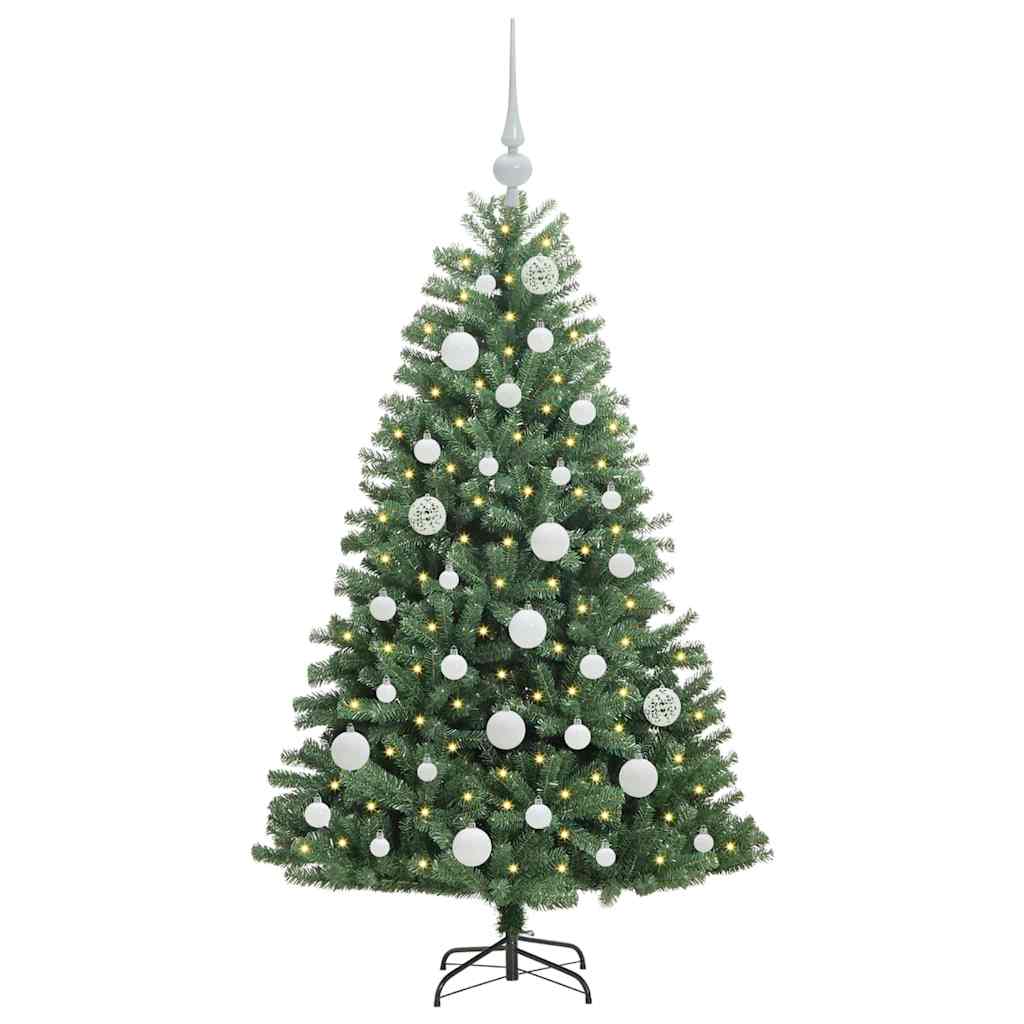 Sapin de Noël Artificiel à Branches Articulées Vert 120 cm - XIOS