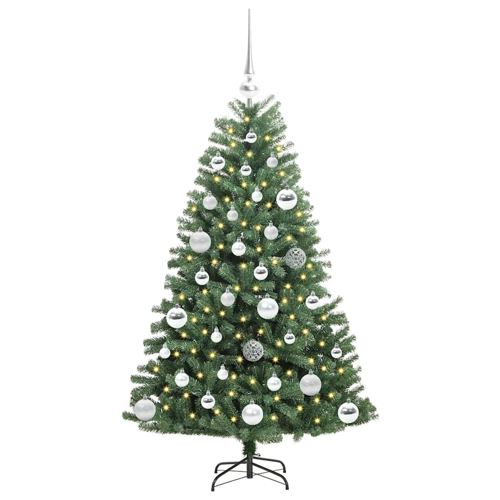 Sapin de Noël Artificiel à Branches Articulées Vert 120 cm - XIOS