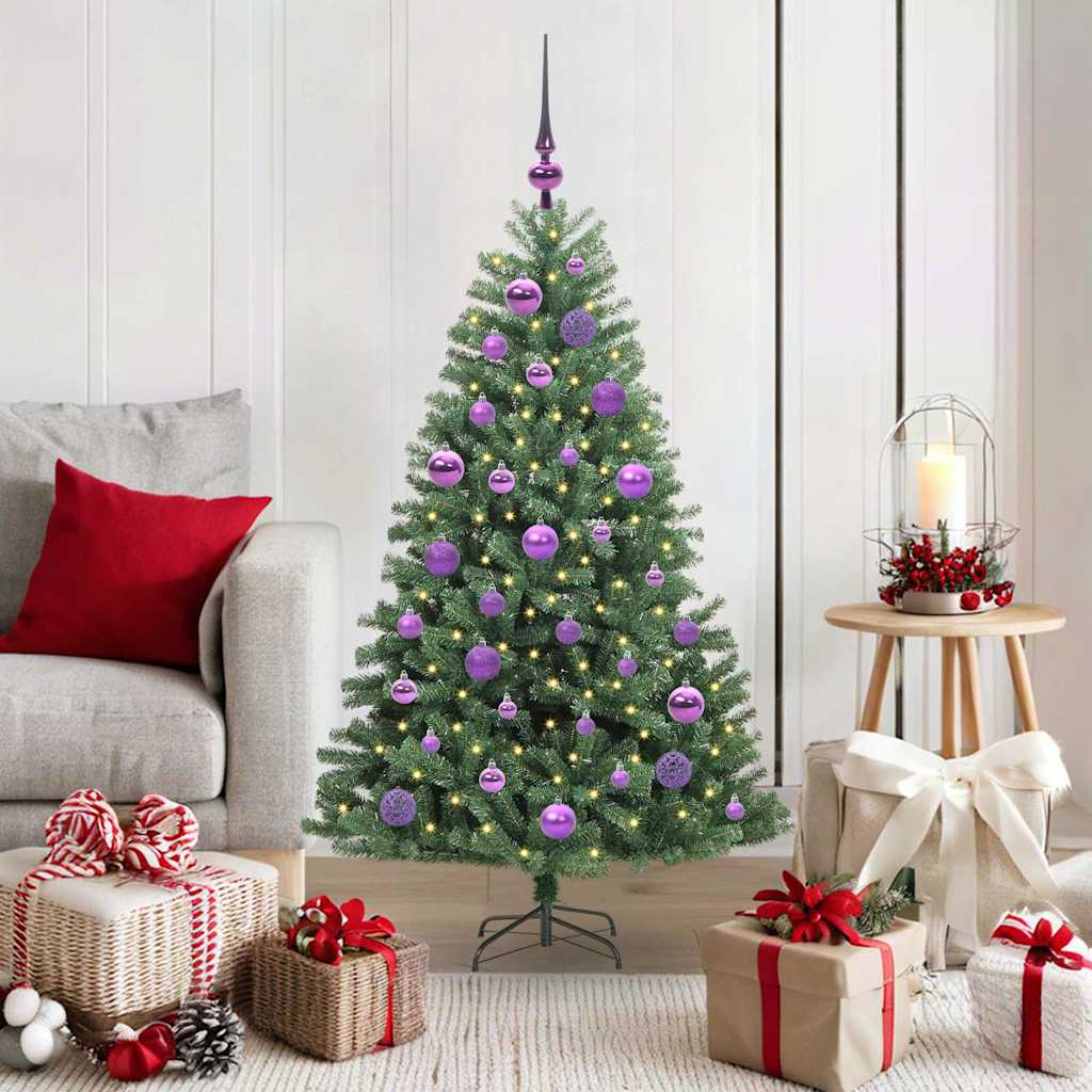 Sapin de Noël Artificiel à Branches Articulées Vert 120 cm - XIOS