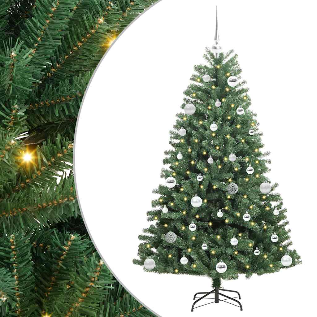 Sapin de Noël Artificiel à Branches Articulées Vert 150 cm - XIOS