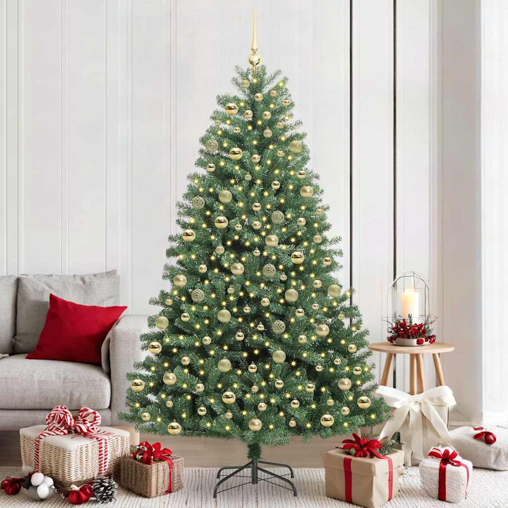 Sapin de Noël Artificiel à Branches Articulées Vert 210 cm - XIOS