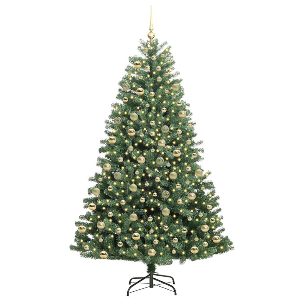 Sapin de Noël Artificiel à Branches Articulées Vert 210 cm - XIOS