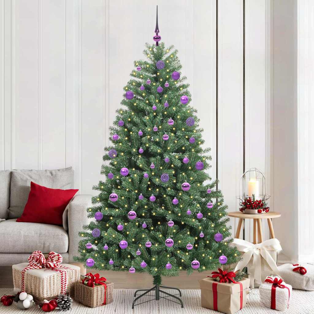Sapin de Noël Artificiel à Branches Articulées Vert 210 cm - XIOS