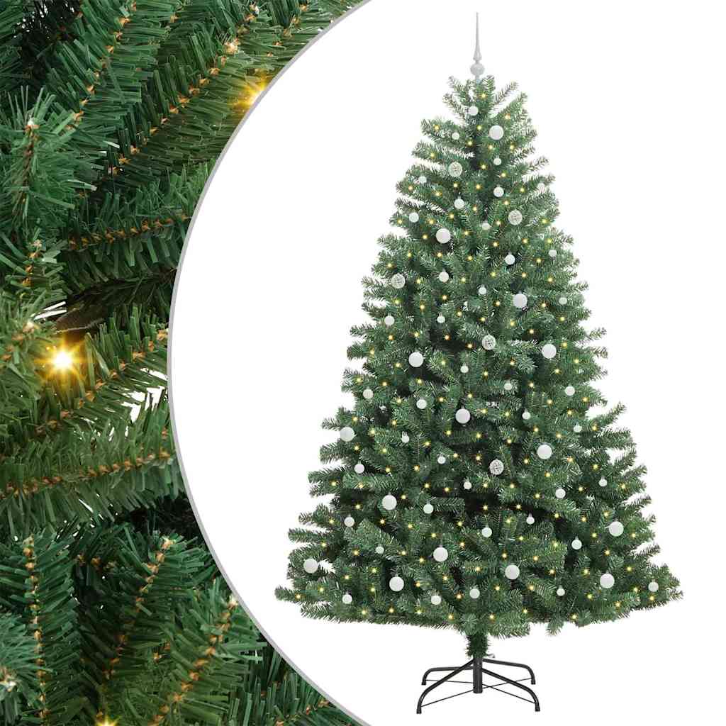 Sapin de Noël Artificiel à Branches Articulées Vert 240 cm - XIOS