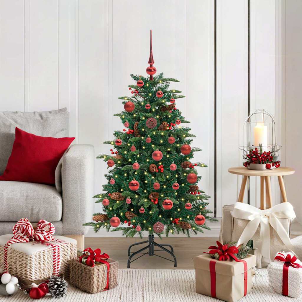 Sapin de Noël artificiel Vert 120 cm PVC, métal et plastique - XIOS