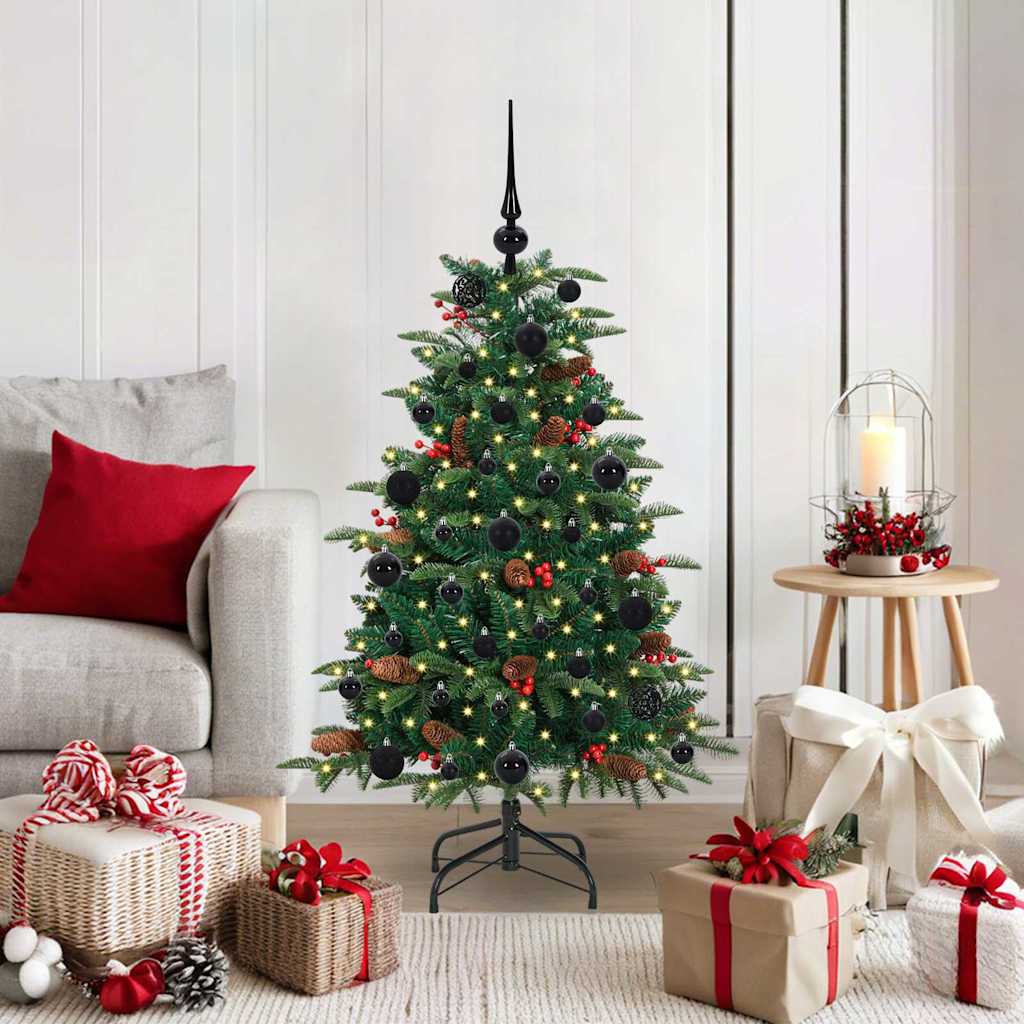 Sapin de Noël artificiel Vert 120 cm PVC, métal et plastique - XIOS