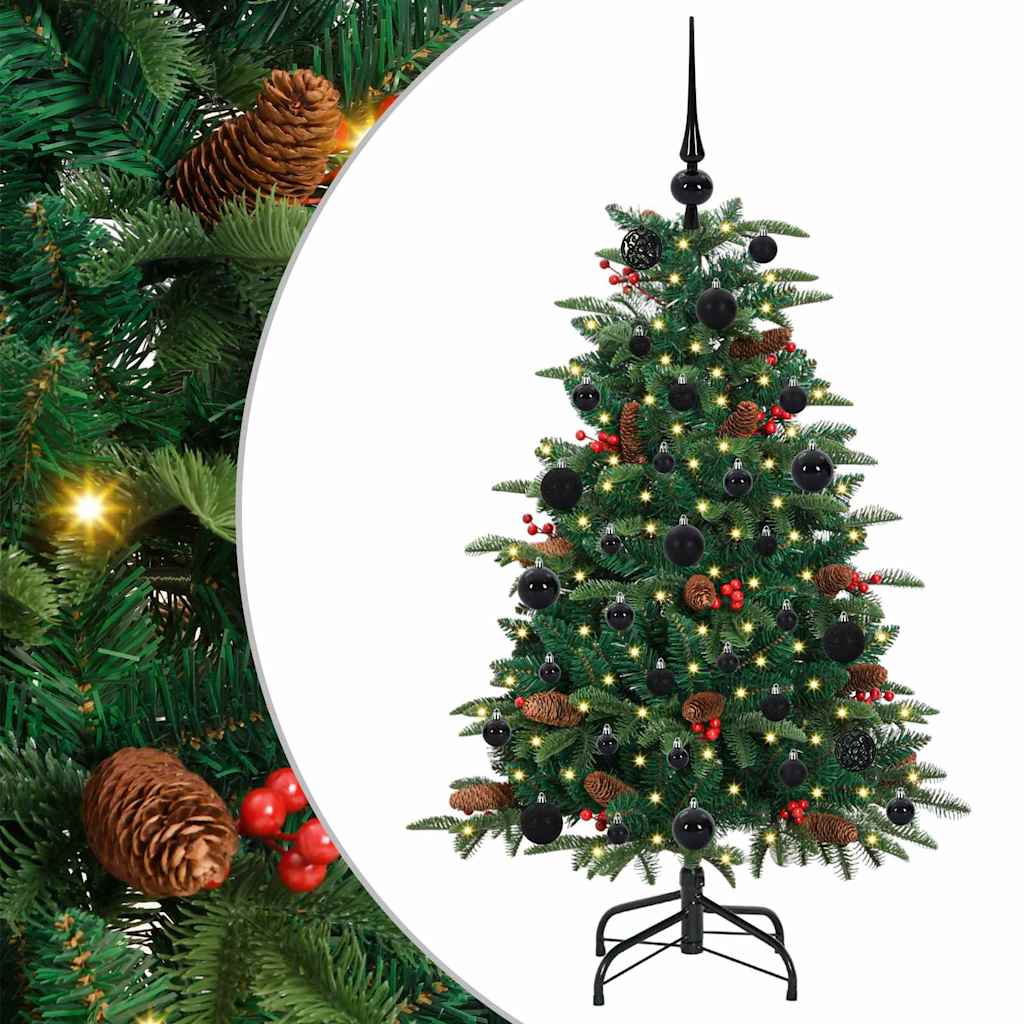 Sapin de Noël artificiel Vert 120 cm PVC, métal et plastique - XIOS