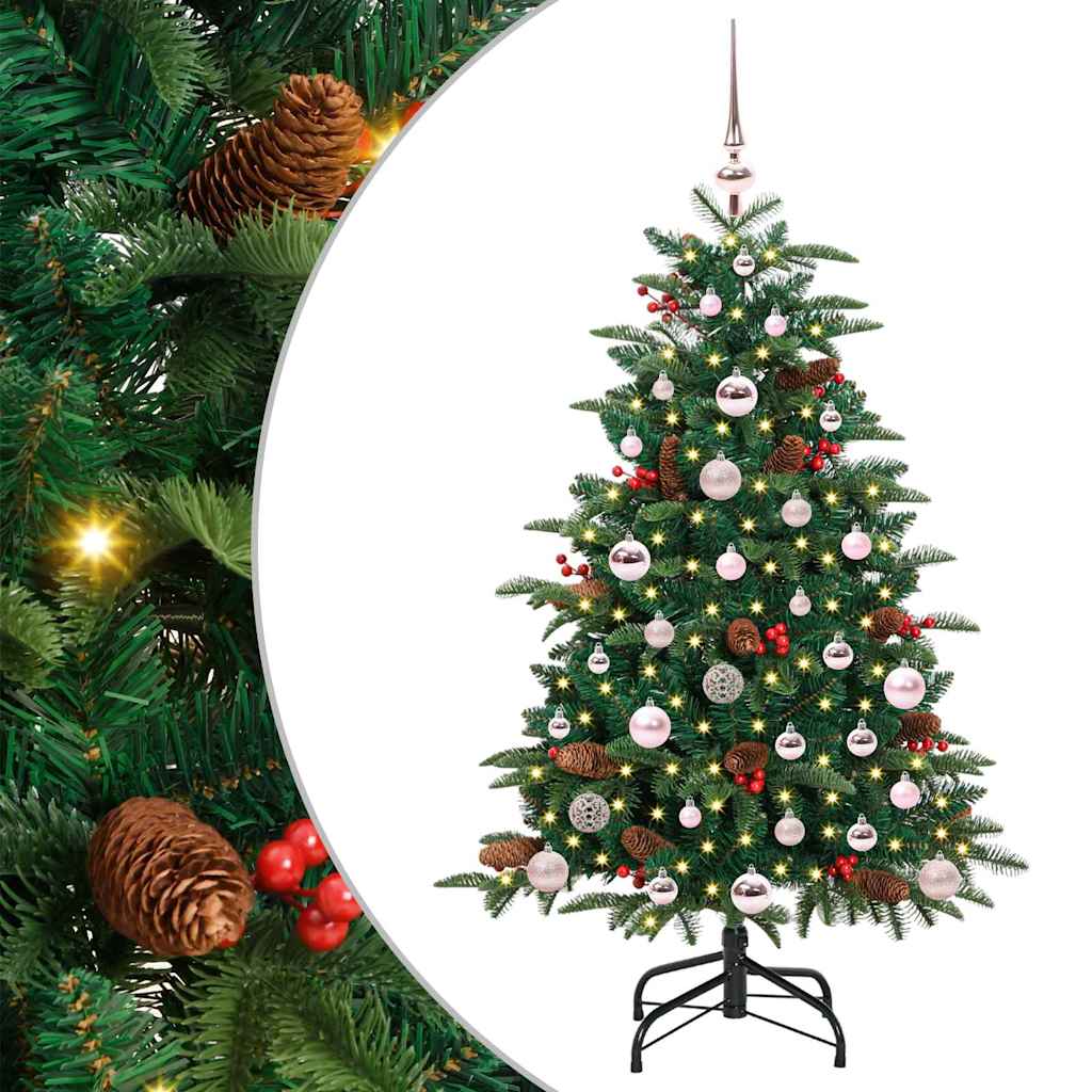 Sapin de Noël artificiel Vert 120 cm PVC, métal et plastique - XIOS
