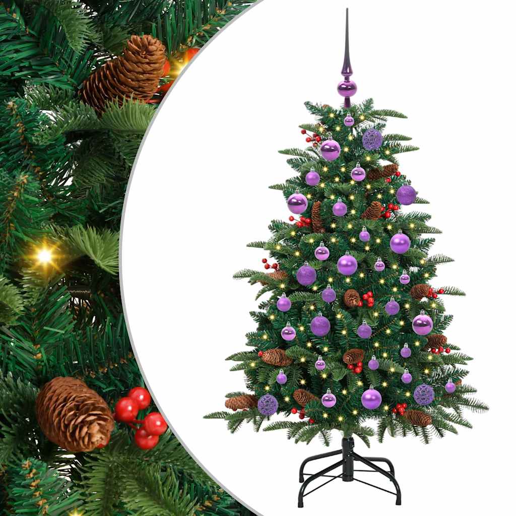 Sapin de Noël artificiel Vert 120 cm PVC, métal et plastique - XIOS