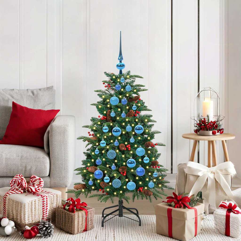 Sapin de Noël artificiel Vert 120 cm PVC, métal et plastique - XIOS