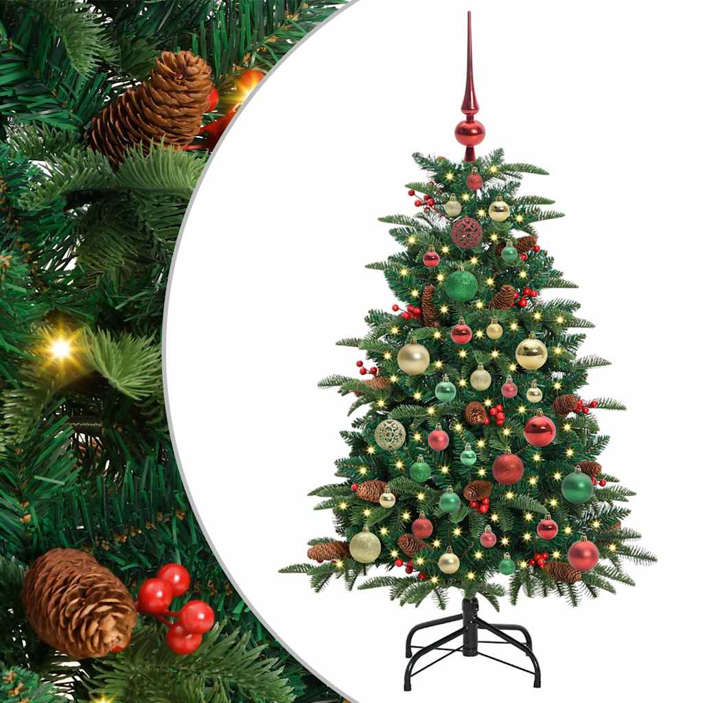Sapin de Noël artificiel Vert 120 cm PVC, métal et plastique - XIOS