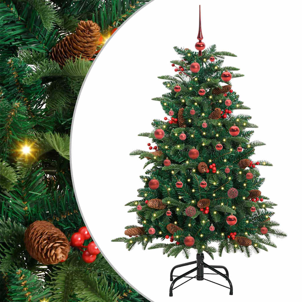 Sapin de Noël artificiel Vert 150 cm PVC, métal et plastique - XIOS