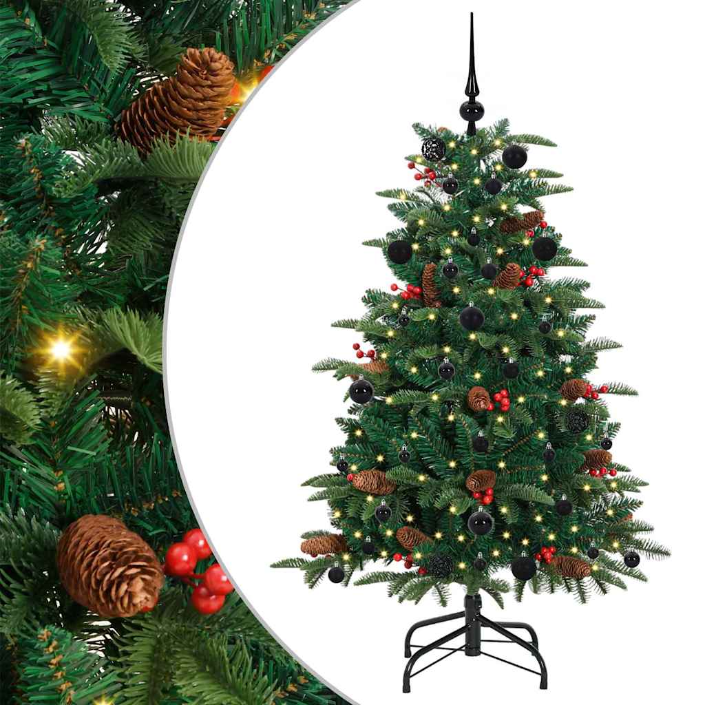 Sapin de Noël artificiel Vert 150 cm PVC, métal et plastique - XIOS