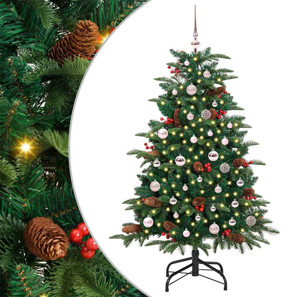 Sapin de Noël artificiel Vert 150 cm PVC, métal et plastique - XIOS