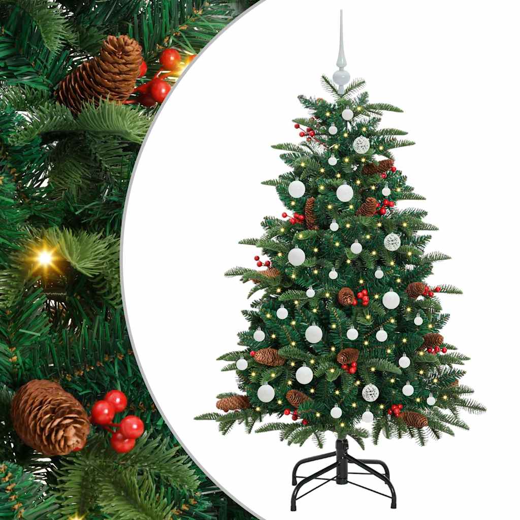 Sapin de Noël artificiel Vert 150 cm PVC, métal et plastique - XIOS