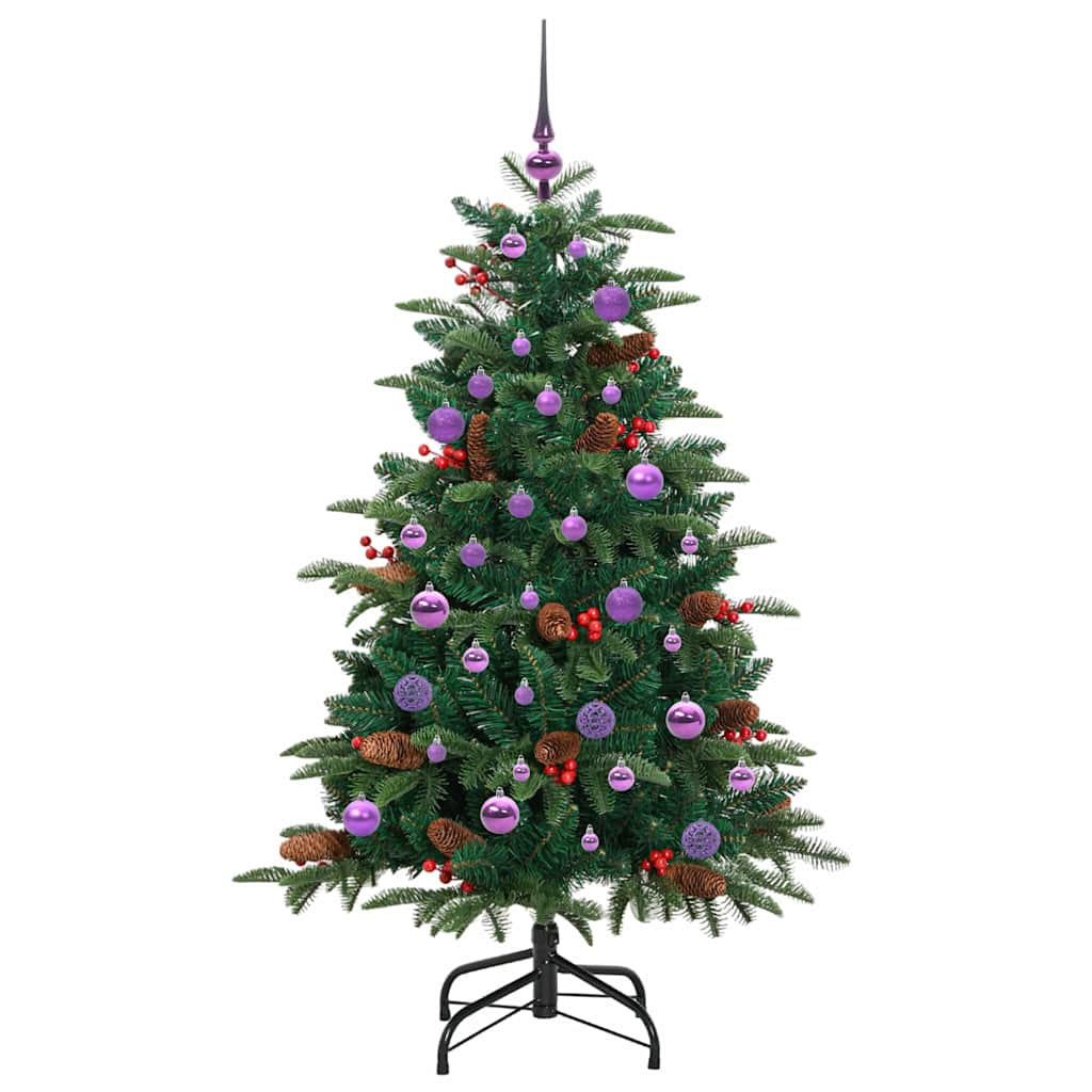 Sapin de Noël artificiel Vert 150 cm PVC, métal et plastique - XIOS