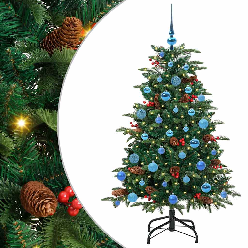Sapin de Noël artificiel Vert 150 cm PVC, métal et plastique - XIOS