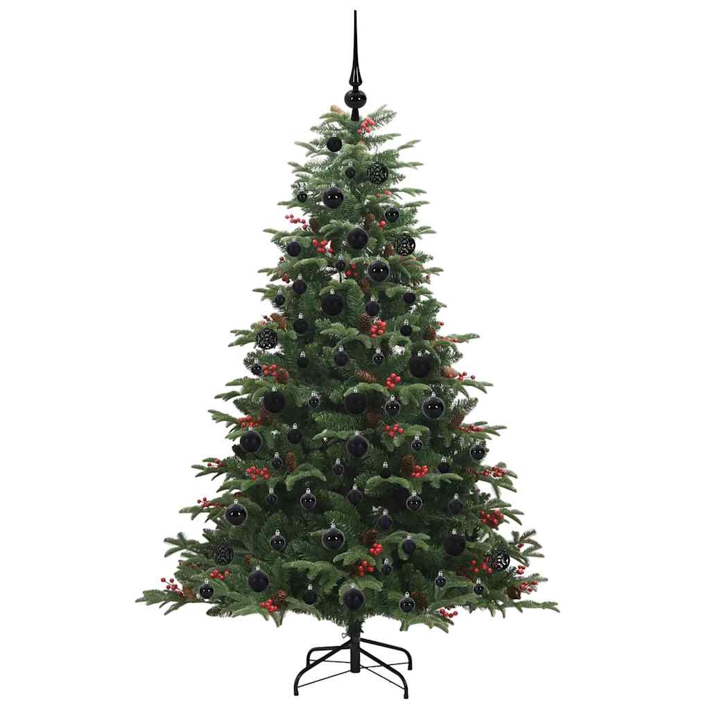 Sapin de Noël artificiel Vert 180 cm PVC, métal et plastique - XIOS