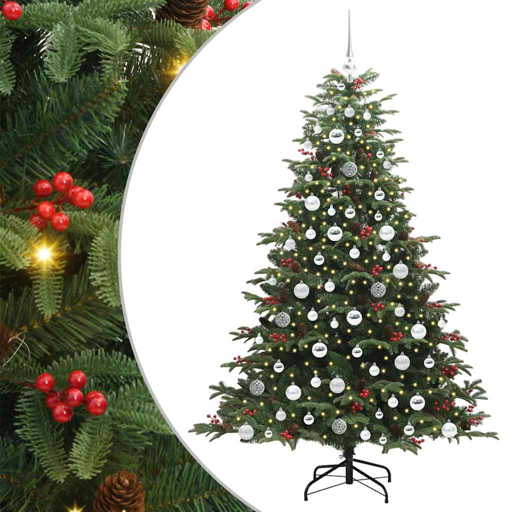 Sapin de Noël artificiel Vert 180 cm PVC, métal et plastique - XIOS