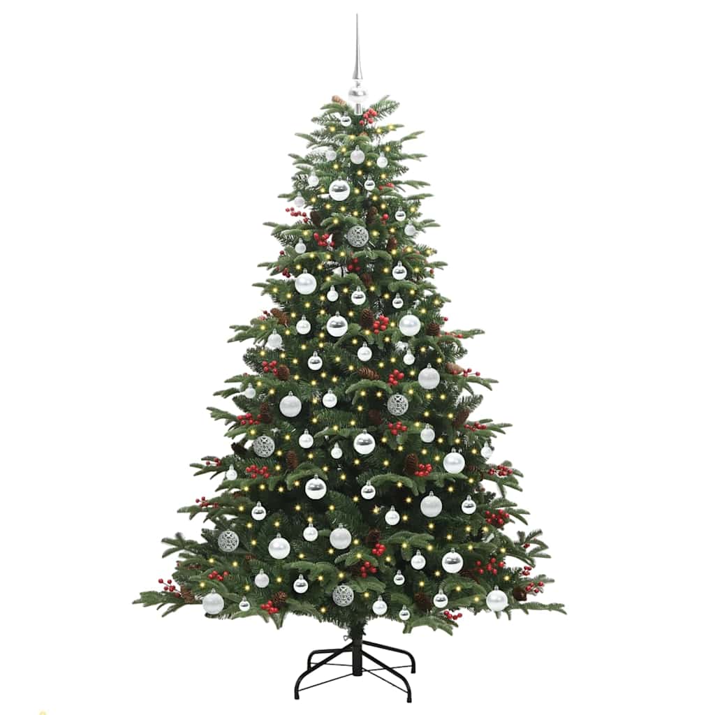 Sapin de Noël artificiel Vert 180 cm PVC, métal et plastique - XIOS