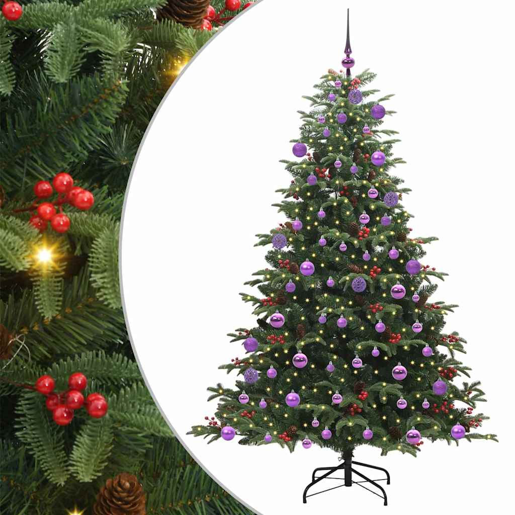 Sapin de Noël artificiel Vert 180 cm PVC, métal et plastique - XIOS