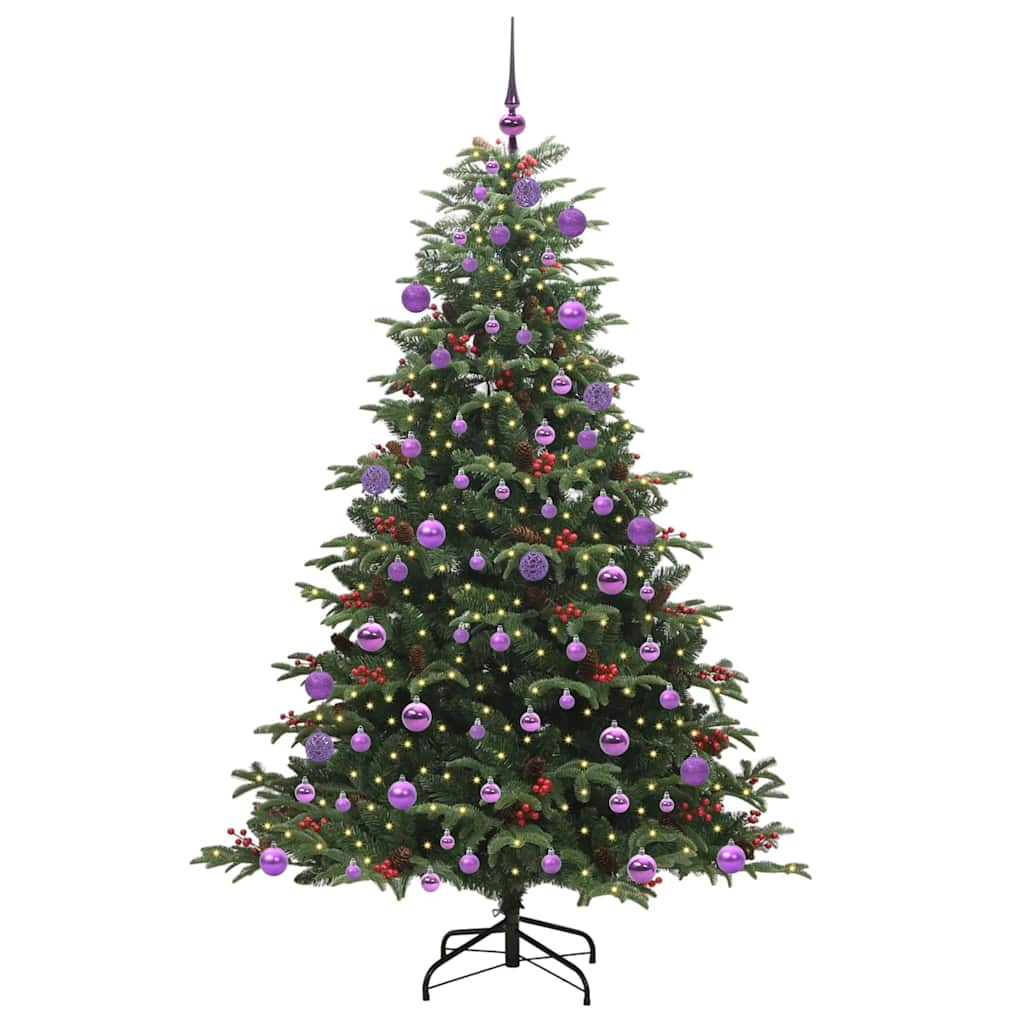 Sapin de Noël artificiel Vert 180 cm PVC, métal et plastique - XIOS
